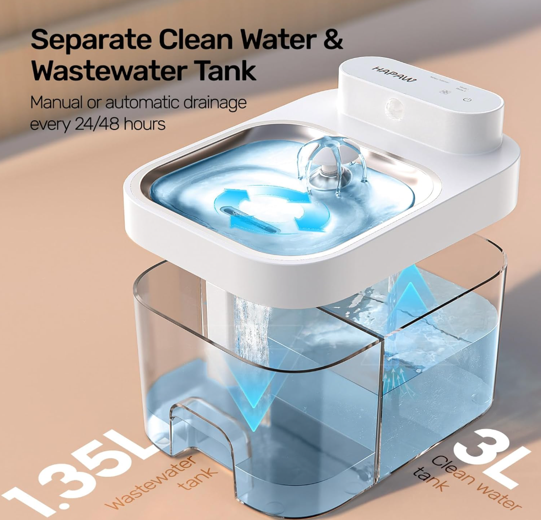 The PAWES™ Wireless Automatic Water Fountain