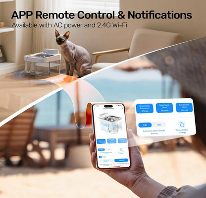 The PAWES™ Wireless Automatic Water Fountain