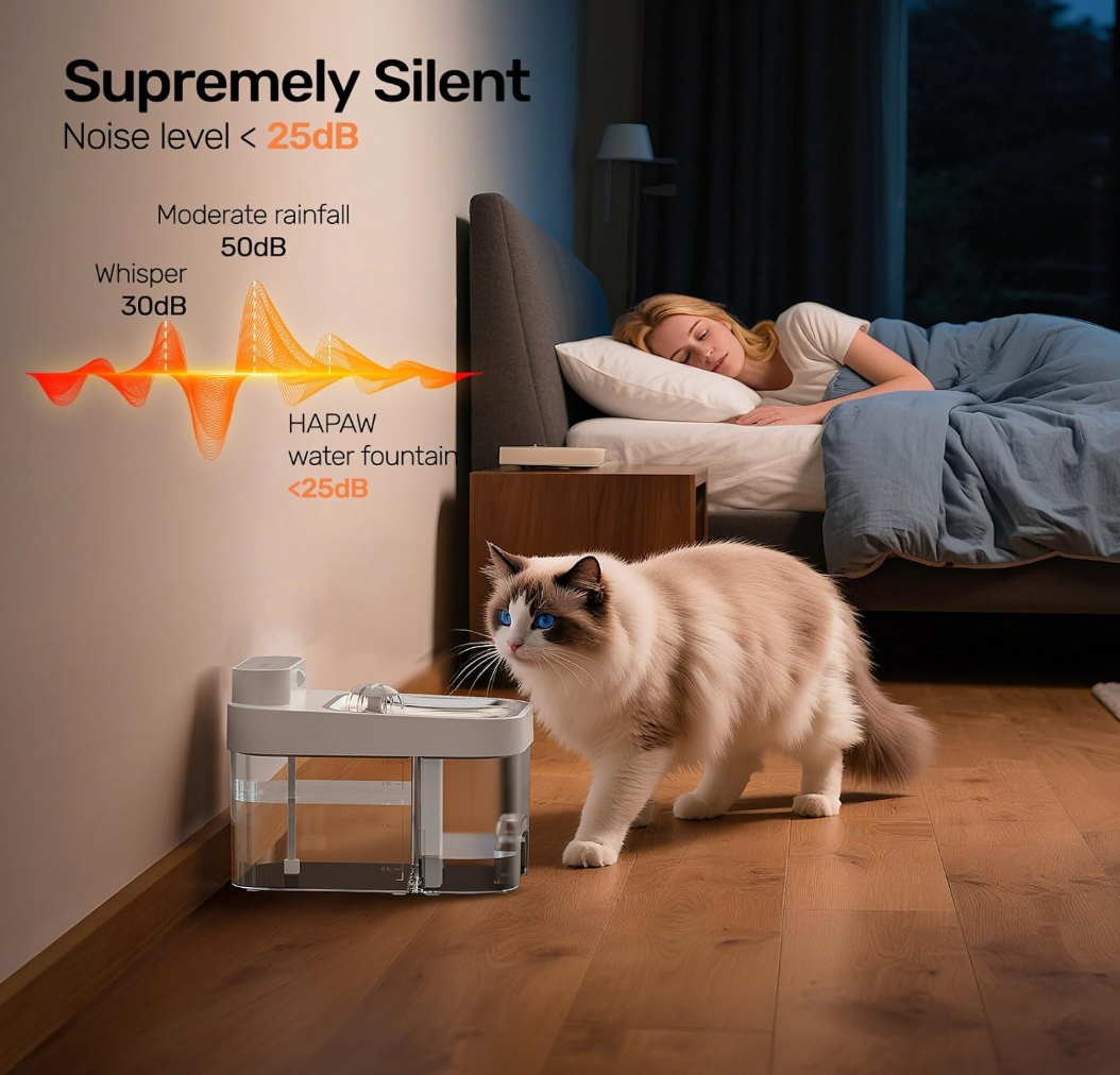 The PAWES™ Wireless Automatic Water Fountain